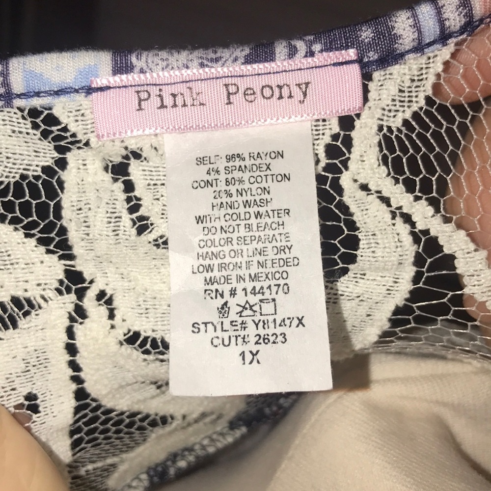 Pink Peony Top - Picture 3 of 3